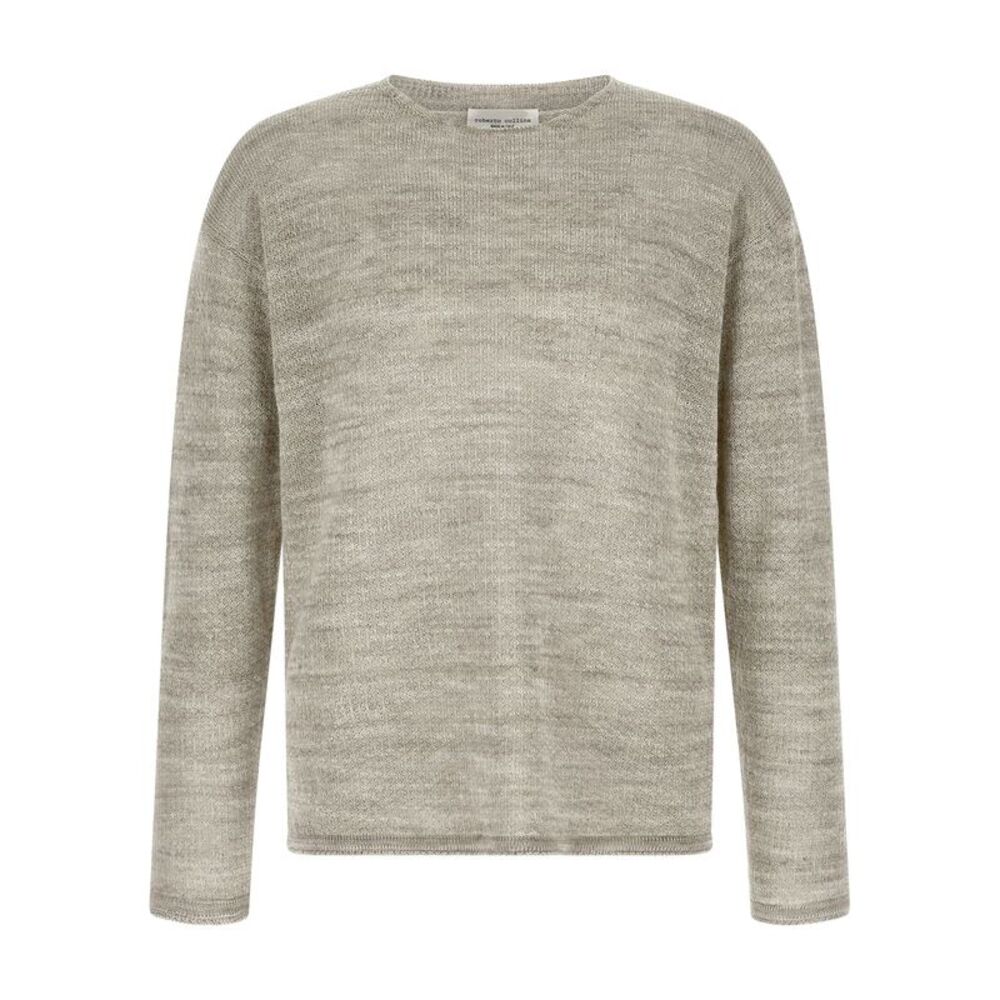 Roberto Collina Gray Cotton Men's Cardigan